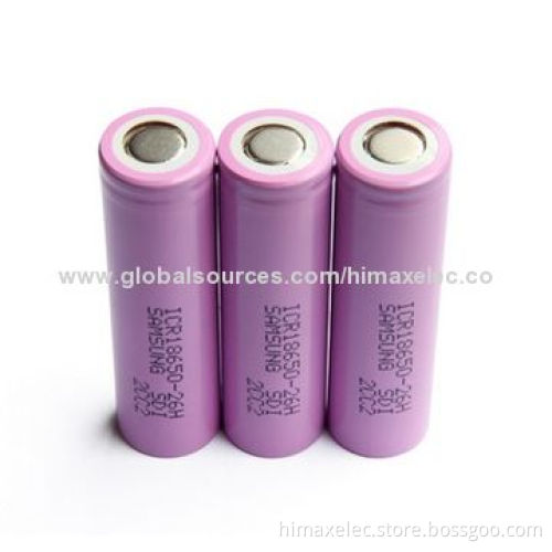 Shenzhen facotry rechargeable battery 18650 3.7V 2600mah li-ion battery